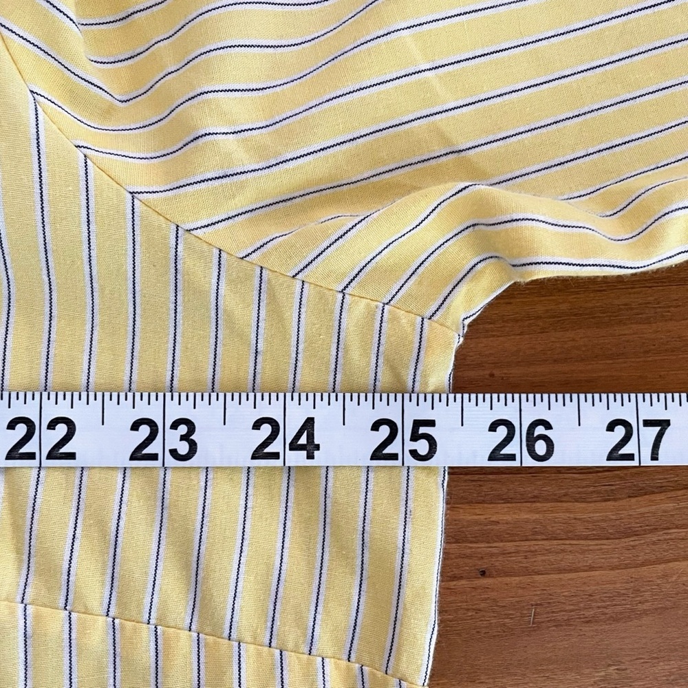 Basic Editions Yellow Button Down Shirt Size XXL - Picture 11 of 14